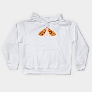 Pink butterfly Kids Hoodie